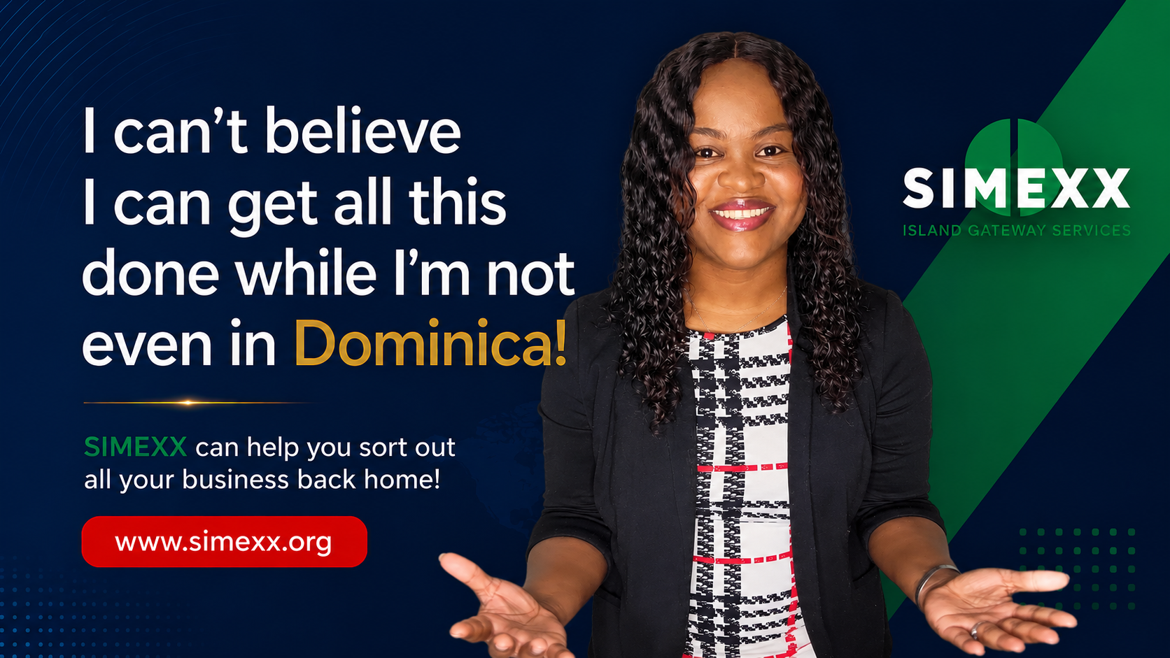 Local Simexx service support in Dominica